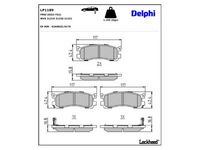 комплект спирачно феродо, дискови спирачки