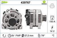 Generator / Alternator VALEO, Cod: 439767