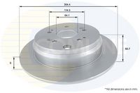 Disc frana COMLINE, Cod: ADC0556