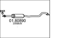 Mittelschalldämpfer