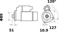 Thumbnail - Startmotor / starter - MS139 - MAHLE