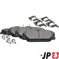 комплект спирачно феродо, дискови спирачки