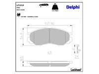 комплект спирачно феродо, дискови спирачки
