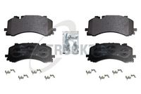комплект спирачно феродо, дискови спирачки