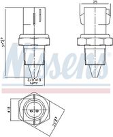 NISSENS Sensor, koelvloeistoftemperatuur 6