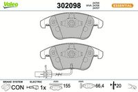 Bremsbelagsatz, Scheibenbremse