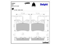 комплект спирачно феродо, дискови спирачки