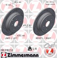 Disc frana ZIMMERMANN, Cod: 280.3182.53