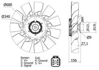 Thumbnail - Koelventilatorwiel - CFF480000S - MAHLE