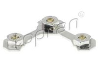 предпазна пластина, носеща/ управляваща щанга