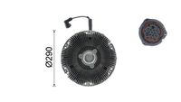 Thumbnail - Koppeling, radiateurventilator - CFC173000P - MAHLE