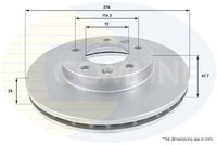 Disc frana COMLINE, Cod: ADC1018V