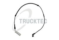 предупредителен контактен сензор, износване на накладките