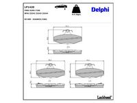 комплект спирачно феродо, дискови спирачки
