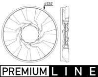 Thumbnail - Koelventilatorwiel - CFW88000P - MAHLE
