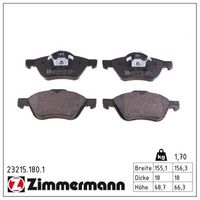 комплект спирачно феродо, дискови спирачки