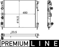 Thumbnail - Radiateur - CR1145000P - MAHLE