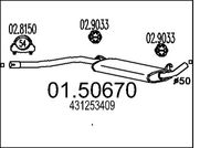Mittelschalldämpfer