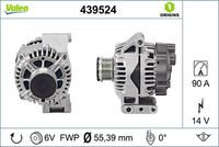 Generator / Alternator VALEO, Cod: 439524