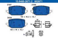 Bremsbelagsatz, Scheibenbremse