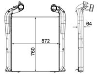 Thumbnail - Intercooler, inlaatluchtkoeler - CI144000P - MAHLE