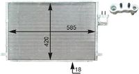 Thumbnail - Condensor, airconditioning - AC426000P - MAHLE