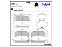 комплект спирачно феродо, дискови спирачки