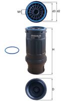Thumbnail - Brandstoffilter - KC629D - KNECHT