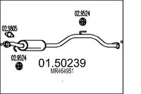 Mittelschalldämpfer