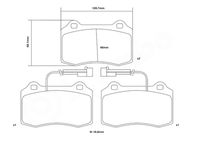 BREMBO High performance remblokkenset 3