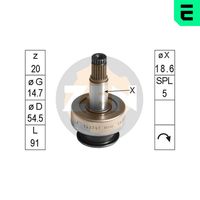 Cuplaj unisens,demaror ERA, Cod: ZN1563