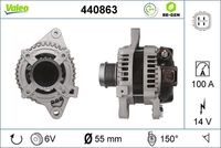 Generator / Alternator VALEO, Cod: 440863