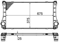 Thumbnail - Intercooler, inlaatluchtkoeler - CI462000P - MAHLE