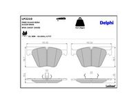 комплект спирачно феродо, дискови спирачки