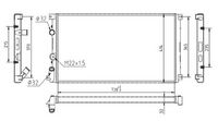 Radiator, racire motor MTR, Cod: 13054516
