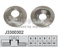 Disc frana NIPPARTS, Cod: J3300302