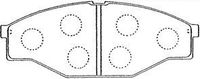 Комплект спирачно феродо, дискови спирачки A1N063 AISIN