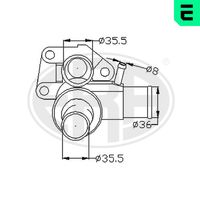 термостат, охладителна течност