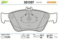 Bremsbelagsatz, Scheibenbremse