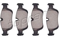 комплект спирачно феродо, дискови спирачки