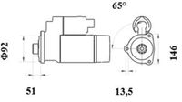 Thumbnail - Startmotor / starter - MS998 - MAHLE