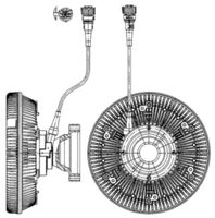 Thumbnail - Koppeling, radiateurventilator - CFC226000P - MAHLE