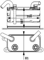 Thumbnail - Oliekoeler, motorolie - CLC62000P - MAHLE