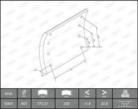 BERAL Remvoeringsset, trommelrem 2
