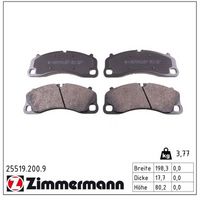 Bremsbelagsatz, Scheibenbremse