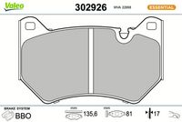 Bremsbelagsatz, Scheibenbremse