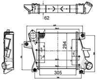 Thumbnail - Intercooler, inlaatluchtkoeler - CI507000S - MAHLE