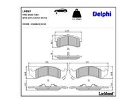 комплект спирачно феродо, дискови спирачки