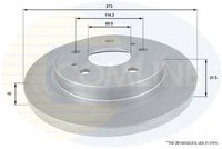 Disc frana COMLINE, Cod: ADC0611