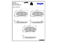 комплект спирачно феродо, дискови спирачки